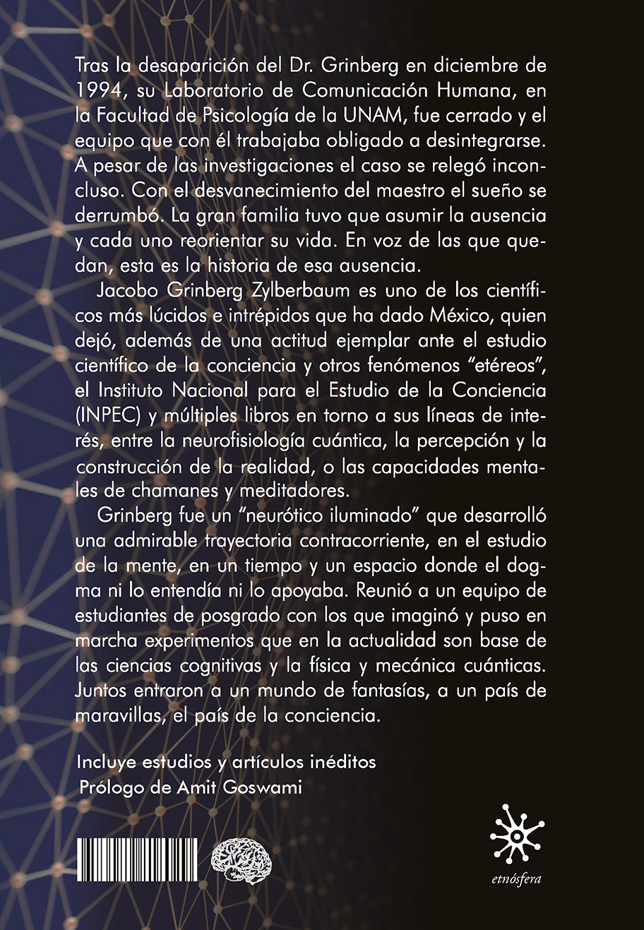 Contraportada de Alicia en el país de la conciencia